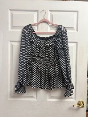Women's Torrid Polka Dot Babydoll Blouse